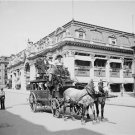 VINTAGE 1906 PHOTO FIFTH AVE STAGECOACH NEW YORK CITY THE BIG APPLE PRE WWII ERA