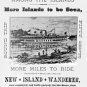 VINTAGE LOOKING STEAM POWER RIVER BOAT PADDLE WHEEL POSTER PHOTO ISLAND TOUR