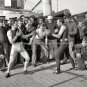 USS New York Navy Ship Sailors Santiago Campaign Military Boxing Fight Photo