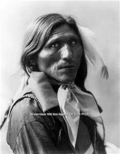 GOOSE FACE PHOTO GREAT NATIVE AMERICAN INDIAN CHIEF WESTERN PLAINS LEGEND RIFLE