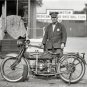 1922 WASHINGTON POLICE OFFICER VINTAGE RARE HENDERSON MOTORCYCLE PHOTO BASEBALL