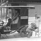 ANTIQUE MAIL TRUCK VEHICLE PHOTO 1906 U.S. POSTAL MAILMAN POSTMAN LETTER CARRIER