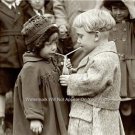 White House Lawn Easter Egg Roll Young Kids Playing Games Vintage Darling Photo