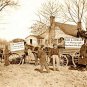 VINTAGE PHOTO 1864 DEEP SOUTH UNITED STATES PHOTOGRAPHER WAGONS POST CIVIL WAR