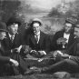 VINTAGE GAMBLING PHOTO 1895 CARD GAME BETTING POKER TEXAS HOLD EM FIVE CARD STUD