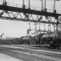 BALTIMORE&OHIO RAILROAD PHOTO 1917 TRAIN STATION LOCOMOTIVES ENGINEER CONDUCTOR