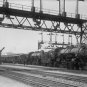 BALTIMORE&OHIO RAILROAD PHOTO 1917 TRAIN STATION LOCOMOTIVES ENGINEER CONDUCTOR