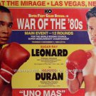 SUGAR RAY LEONARD ROBERTO DURAN FIGHT POSTER PHOTO BOXING LEGENDS LAS VEGAS