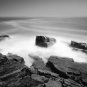 Sea Mist Ocean Awesome B & W  13 by 19 Photo BEAUTIFUL