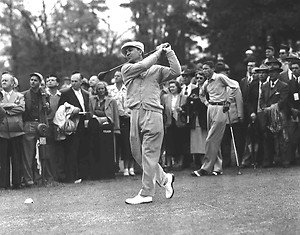 BEN HOGAN PGA GOLF PRO GOLFER AUGUSTA MASTERS CHAMPION 1951 PHOTO U.S. OPEN