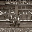 Vintage Les Miserables Old Bowling Alleys Lanes Duck Ten Pins Boys 1911 Photo