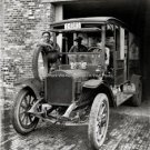 Vintage Milkman Dairy Butter Cream Home Delivery Milk Truck Route Vehicle Photo