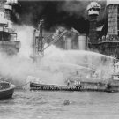PHOTO JAPANESE ATTACK PEARL HARBOR NAVAL BASE USS WEST VIRGINIA WORLD WAR TWO