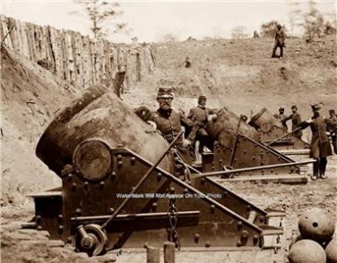 FAIR OAKS VIRGINIA CIVIL WAR BETWEEN THE STATES 1864 PHOTO CANNON UNION SOLDIERS