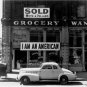 San Francisco 1942 Japanese American World War 2 Grocery Store Vintage Car Photo