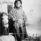 BLACK & WHITE 11X14 NATIVE AMERICAN INDIAN HERITAGE 1914 PHOTO YOUNG CHILD