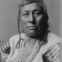 BLACK & WHITE PHOTO NATIVE AMERICAN INDIAN CHIEF LONG TIME DOG 8X10 HERITAGE
