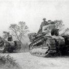WORLD WAR ONE RENAULT FT TANKS ARMOR CORPS U.S. ARMY FRANCE EUROPEAN THEATRE
