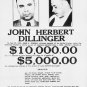 JOHN DILLINGER GANGSTER PUBLIC ENEMY 1 WANTED POSTER PHOTO FBI Most Wanted