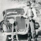 Clyde Barrow Photo with Rifles stolen in robbery COOL