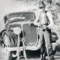Clyde Barrow Photo with Rifles stolen in robbery COOL