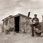 Great Depression Era California Desert Vintage Automobile Young Child 1939 Photo