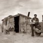 Great Depression Era California Desert Vintage Automobile Young Child 1939 Photo