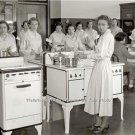 Antique Appliances Stoves High School Home economics Girls Cooking Class Photo
