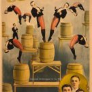 VINTAGE RINGLING BROTHERS WORLDS GREATEST SHOWS POSTER PHOTO CLOWNS LIONS TIGERS