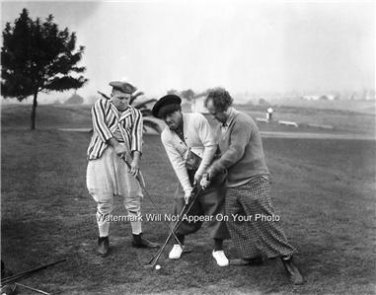 Three Stooges learning how to golf photo amazing funny