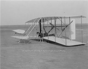 WILBUR ORVILLE WRIGHT BROTHERS KITTY HAWK N.C.PHOTO AERO FLIGHT FLYING MACHINE