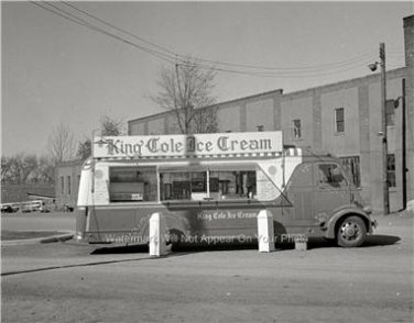Vintage Syracuse New York Ice Cream Vendor Truck 1941 Photo Childhood Memories