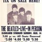 The Beatles English Rock Band Concert Poster Photo John Lennon Paul McCartney