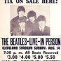 The Beatles English Rock Band Concert Poster Photo John Lennon Paul McCartney