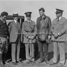 1927 PHOTO CHARLES LINDBERG ORVILLE WRIGHT MASTERS OF AERO FLIGHT FLYING MACHINE