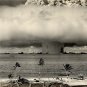 WORLD WAR II D DAY NAVAL SHIPS ARMY BIKINI ISLAND PHOTO ATOMIC BOMB TESTING 1946