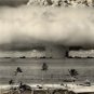 WORLD WAR II D DAY NAVAL SHIPS ARMY BIKINI ISLAND PHOTO ATOMIC BOMB TESTING 1946