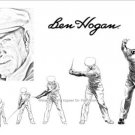 BEN HOGAN SWING SEQUENCE POSTER PHOTO  PGA PROFESSIONAL GOLFER AUGUSTA MASTERS
