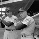 MICKEY MANTLE JOE DIMAGGIO PHOTO NEW YORK YANKEES BASEBALL GREATS HALL OF FAME