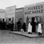 OKLAHOMA WESTERN STOREFRONTS BLACK & WHITE PHOTO 1894 SALOON REAL ESTATE BUTCHER