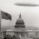 EARLY AMERICANA GERMAN AIRSHIP GRAFF ZEPPLIN CAPITAL WASHINGTON D.C.PHOTO 1928