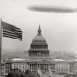 EARLY AMERICANA GERMAN AIRSHIP GRAFF ZEPPLIN CAPITAL WASHINGTON D.C.PHOTO 1928