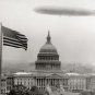 EARLY AMERICANA GERMAN AIRSHIP GRAFF ZEPPLIN CAPITAL WASHINGTON D.C.PHOTO 1928