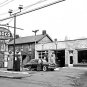 VINTAGE AMOCO GAS PHOTO 1948 SERVICE STATION AUTOMOBILE KEROSENE MOTOR OIL AIR