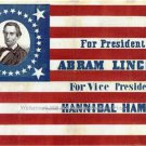 Abraham Lincoln Presidential Political Republican Election Campaign Poster Photo