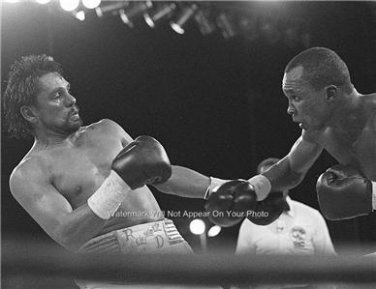 VINTAGE SUGAR RAY LEONARD ROBERTO DURAN BOXING CHAMPIONS PHOTO HANDS OF STONE