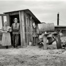 Early Americana Farm Life Dugout Home Shacks Oregon Milk Cans Whiskey Jug Photo