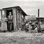 Early Americana Farm Life Dugout Home Shacks Oregon Milk Cans Whiskey Jug Photo
