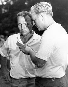 ARNOLD PALMER JACK NICKLAUS 1967 U.S.OPEN BALTUSROL GOLF CLUB RARE PHOTO PGA PRO