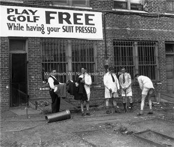 FREE GOLF DEPRESSION ERA 19H HOLE PHOTO PGA FUNNY GIFT GOLFER THE OPEN CHAMPION